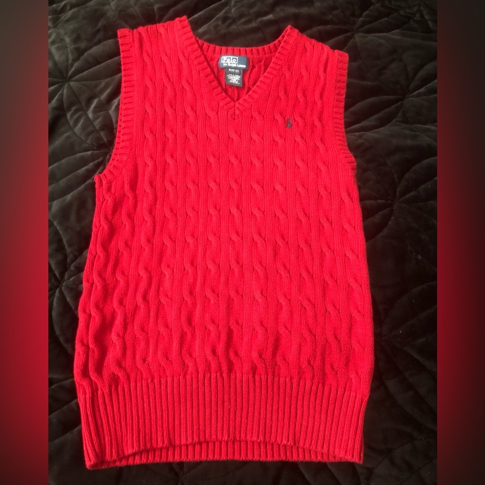 Polo by Ralph Lauren Boy Size 10- 12 Sweater Vest